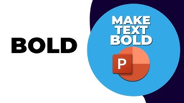 How to make text bold in PowerPoint