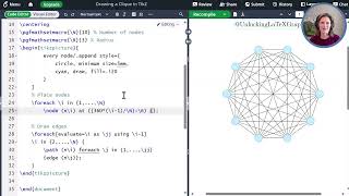 Drawing a Graph Clique with TikZ in LaTeX