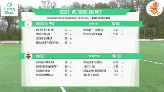 KNCB - Hoofdklasse Twenty20 - Round 2 - Dosti v Rood en Wit