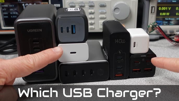 Test des chargeurs USB-C et USB A Anker 30W et Aukey 46W