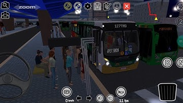 Proton bus simulator com MOD map Aricanduva linha 127TRO com Neobus mega plus dirigindo a noite