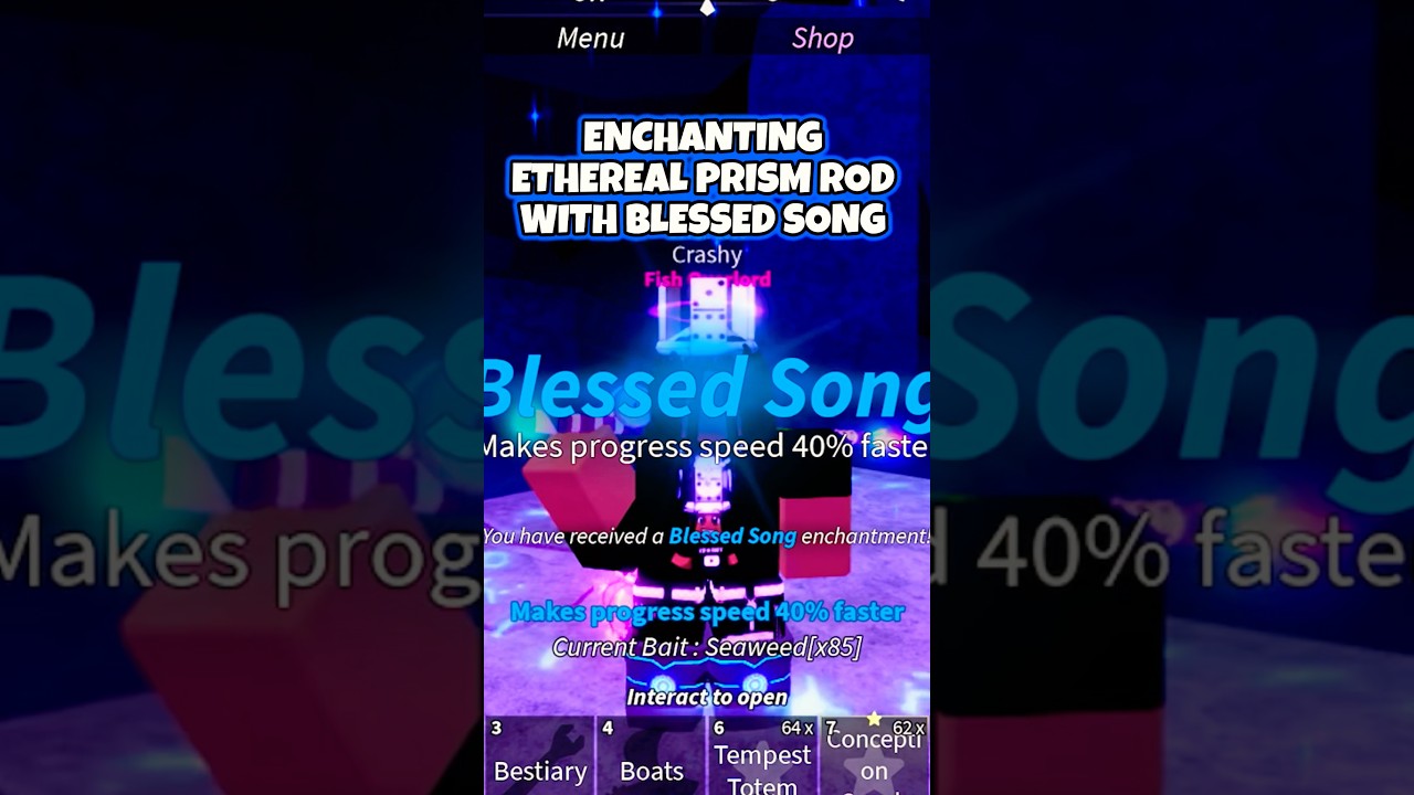 ENCHANTING ETHEREAL PRISM ROD WITH BLESSED SONG 