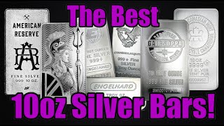 10oz Silver Bars: What Are the BEST Options for Stacking? #silverstacking #silver