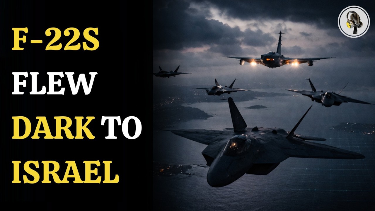 Why Did US F-22s Fly Dark to Israel? | WION Podcast Why Did US F-22s Fly Dark to Israel? | WION Podcast