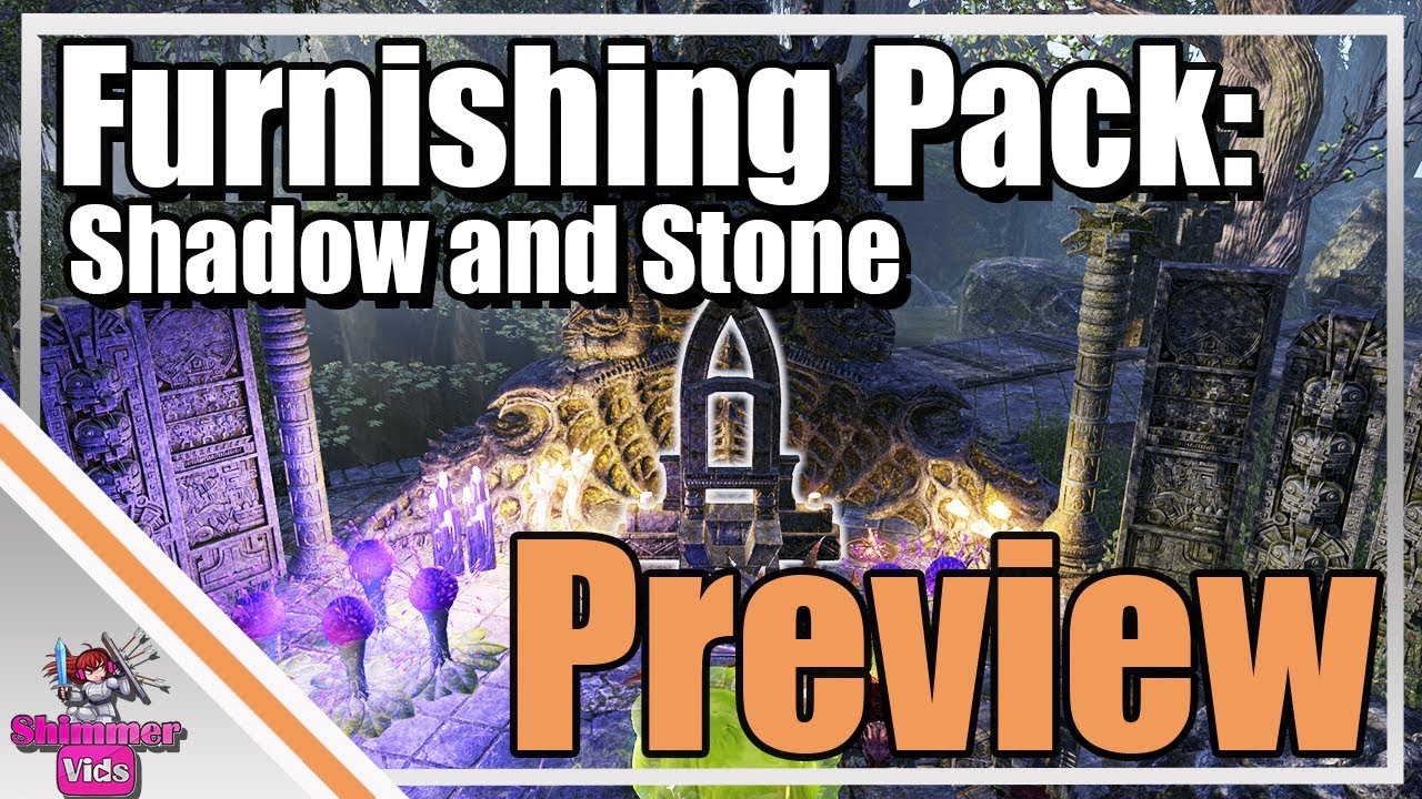 ESO Furnishing Pack Shadow and Stone Preview YouTube