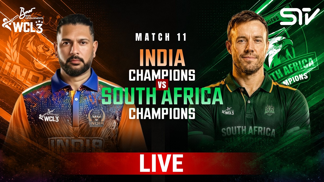 LIVE | India Champions vs South Africa Champions | Match 11 | WCL 2026 | M9O1T