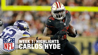 Carlos Hyde Highlights (Week 1) | Vikings vs. 49ers | NFL