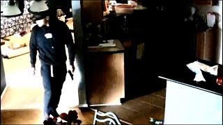 Armed burglar caught on video breaking into Bexar County home, BCSO says