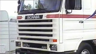 Scania Streamline + EuroTech + Mercedes SK + DAF (video from 1995)