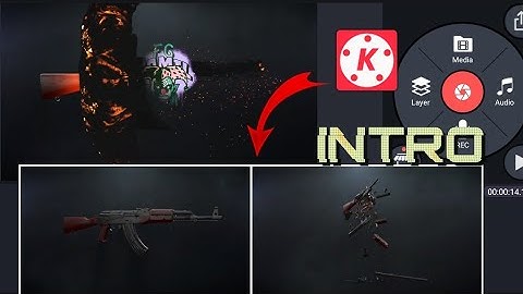 How to make Gun Animation Edit | Gaming intro | Kinemaster Editing in Tamil