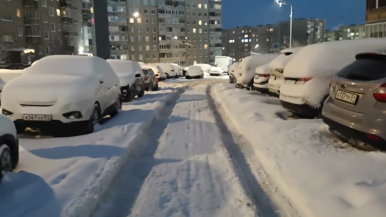 Североморск, утро 31 декабря 2025