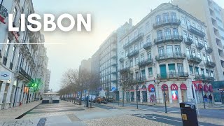 A Very Cold Morning In Lisbon Portugal