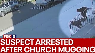 Teen suspect arrested after church mugging