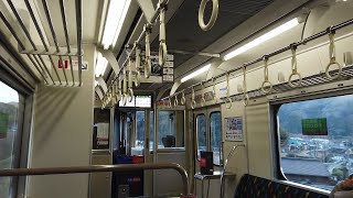 JR姫新線　佐用～播磨徳久　車窓と車内風景　キハ122　JR Kishin Line, Sayo to Harima-Tokusa　(2021.1)