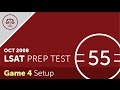 LSAT PrepTest 55 Logic Game 4 (October 2008 LSAT) shuttle van Fundy Mineola four passengers Greg