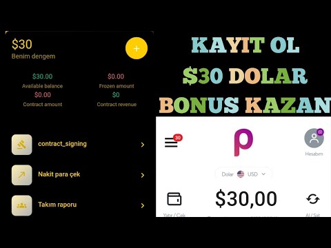 KAYIT OL $30 DOLAR BONUS KAZAN | internetten para kazanma - internetten dolar kazanma