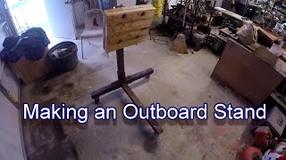 Making a stand for an outboard motor