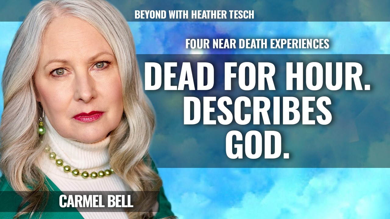 Dead for Hour.  Shares what God looks like.  Carmel Bell