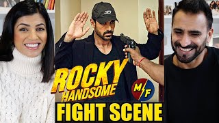 ROCKY HANDSOME (FIGHT SCENE) REACTION!! | John Abraham Fight Scene