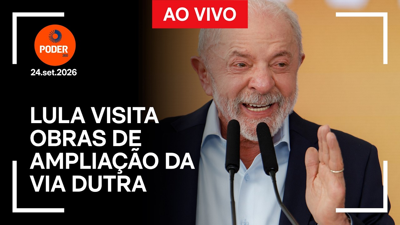 Ao vivo: Lula visita obras de ampliação da Via Dutra, no Rio