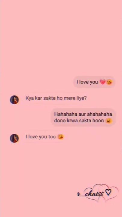 new love I love you gf and bf WhatsApp chat status video #shorts