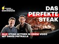 Steaks zu hause in der pfanne auf den punkt braten alle mythen im check  mit david pietralla