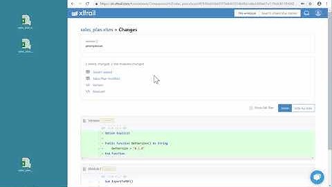 xltrail quickstart: Compare two Excel files ad-hoc