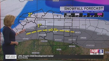 Snow to begin at lunchtime in Triad; Winter Weather Advisory in effect