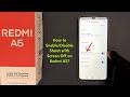 How to Enable/Disable Shoot with Screen Off on Redmi A5?