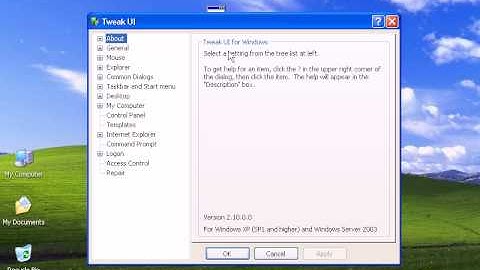 How To Optimize Your PC - How To Use Microsoft Tweak-ui