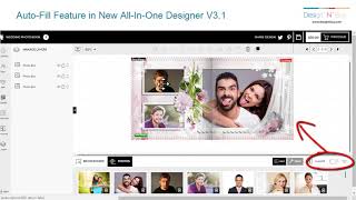 Web-to-Print Software Auto Fill Feature - All In One Designer V3.1 screenshot 2