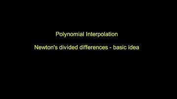 Interpolation - Newton