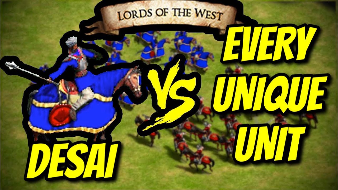 DESAI vs EVERY UNIQUE UNIT (Dharma Expansion) | AoE II: Definitive Edition