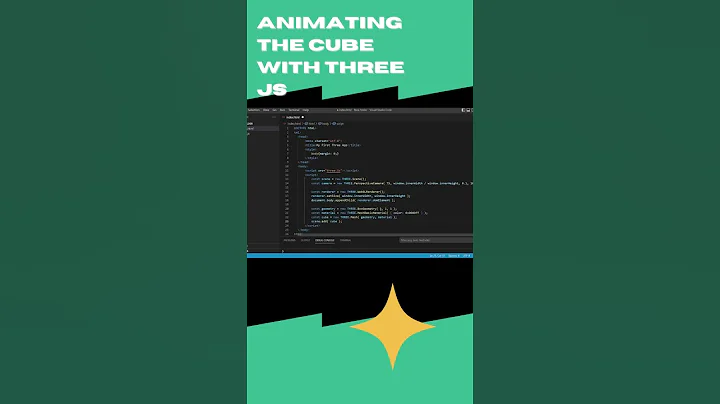 Animating the cube with Three js