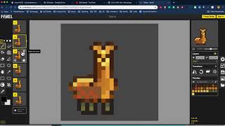 Piskel animations in GDevelop