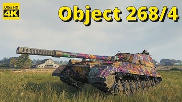 World of Tanks 7 Kills 10,9k damage Object 268/4 | 4K Video | - My battle My rules