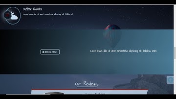 bootstrap 4  how to complete web site  balloon filler section html css