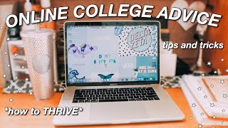 ONLINE COLLEGE ADVICE 2020 | How to THRIVE!