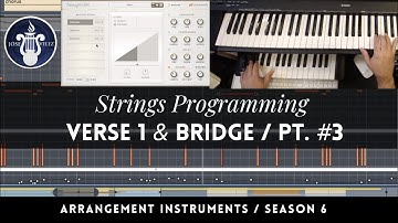 Strings Programming with StringWerk on verse 1 & bridge in Reason 11/ Pt 3 on this series
