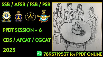 PPDT Online 6 / SSB /PSB /FSB / #ssb #ssbinterview #cds #upsc #ppdt #defenceexam #icg #afcat #nda