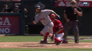 BOS@LAA: Napoli sends an RBI single up the middle