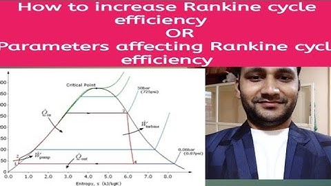 How to increase efficiency of Rankine cycle | Methods to improve Rankine cycle performance