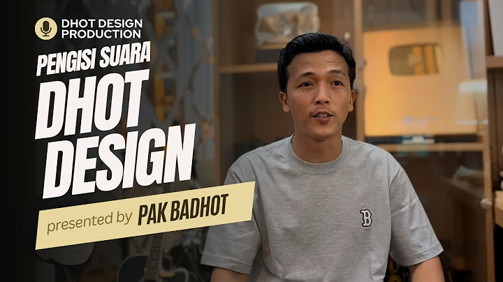 Pengisi Suara Animasi DHOT DESIGN