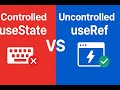 Controlled vs Uncontrolled Components in React 🔥 Real Example Explained