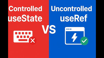 Controlled vs Uncontrolled Components in React 🔥 Real Example Explained