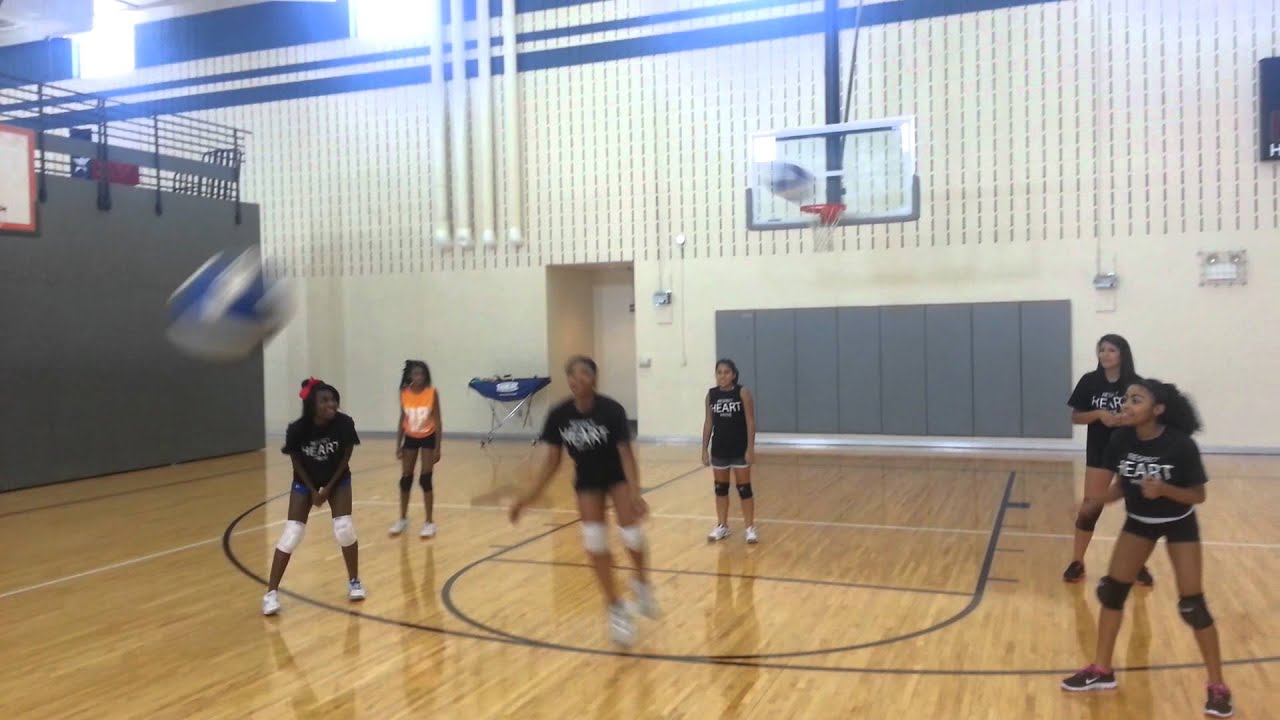 CMS volleyball knee passing YouTube