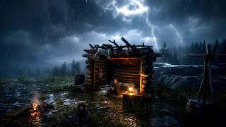 Rain Sounds For Sleeping - 99% Instantly Fall Asleep With Rain Sound outside the window At Night screenshot 5
