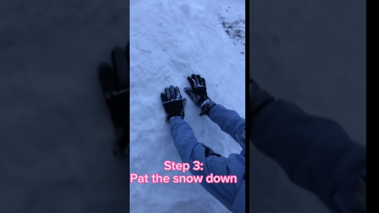 How to build a quinzee!