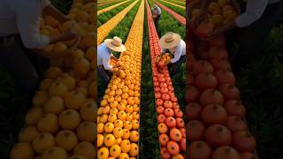 farmers harvesting fruit #shortsfeed #funnyimages #garlicbread #fruit #apple #pomeranian