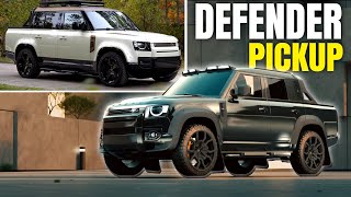 New Land Rover Defender 130 Pickup With 425 bhp V8: Luxury Redefined